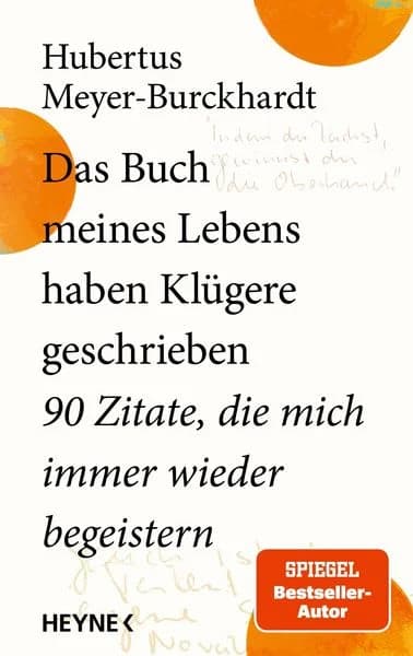 Buchcover von Das Buch meines Lebens haben Klügere geschrieben