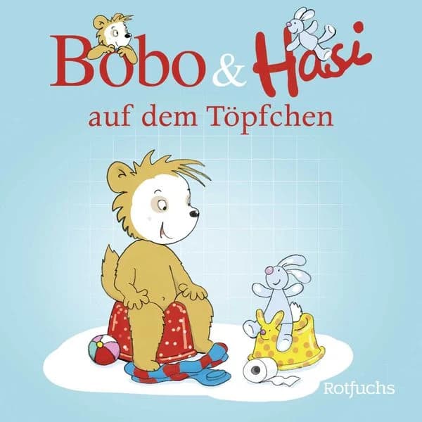 Bobo & Hasi auf dem Töpfchen, Buchbild 1