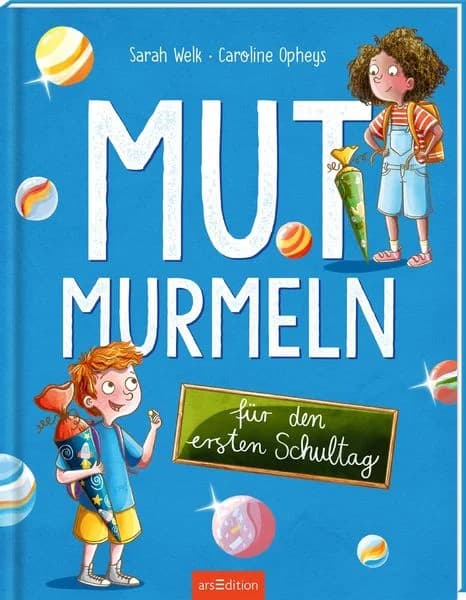 Buchcover von Mutmurmeln für den ersten Schultag