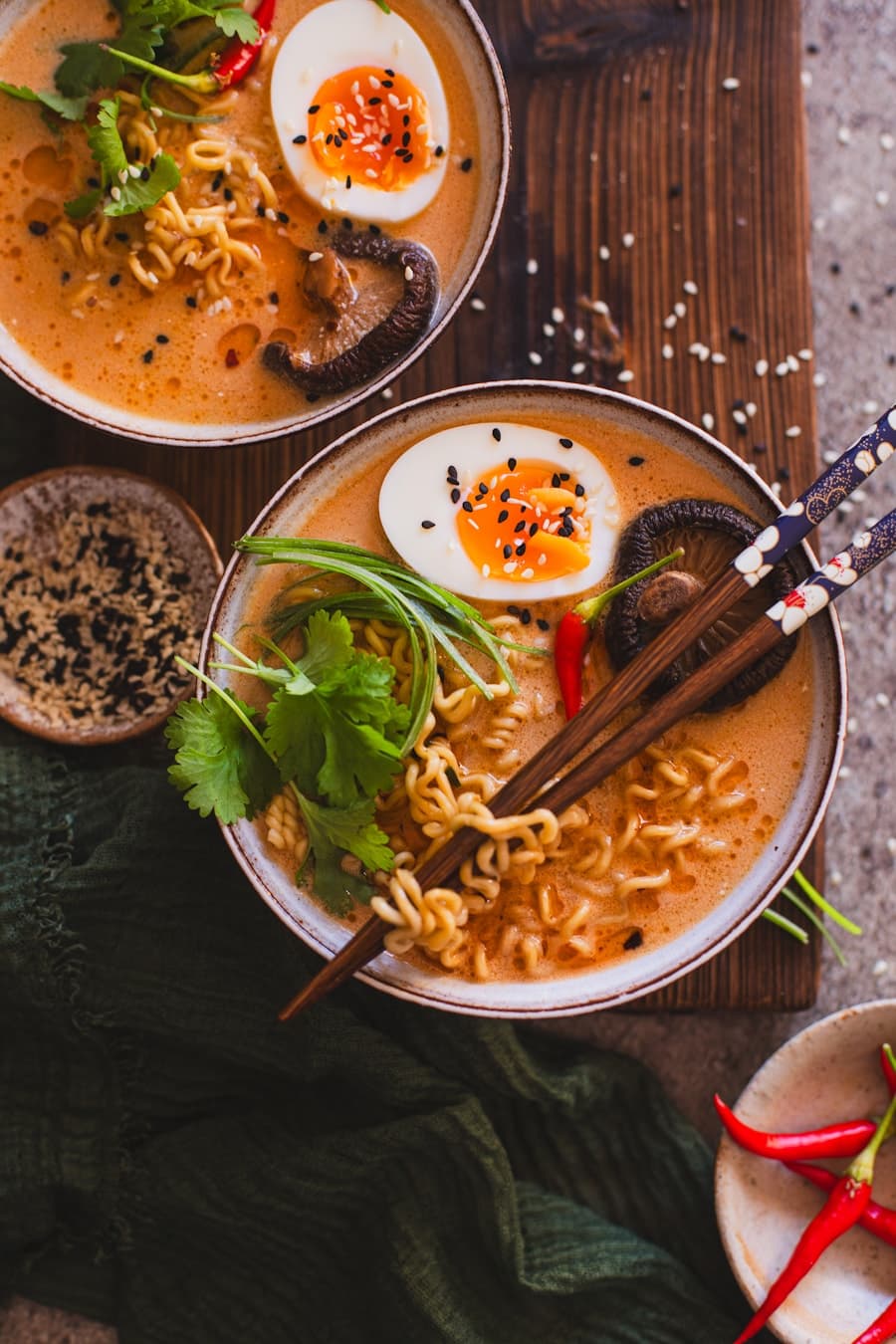 Soba mit Seetangregen de Miso Morgen