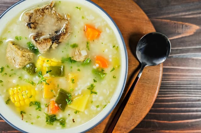 Kartoffel-Lauch Wolke de Suppe Sechs